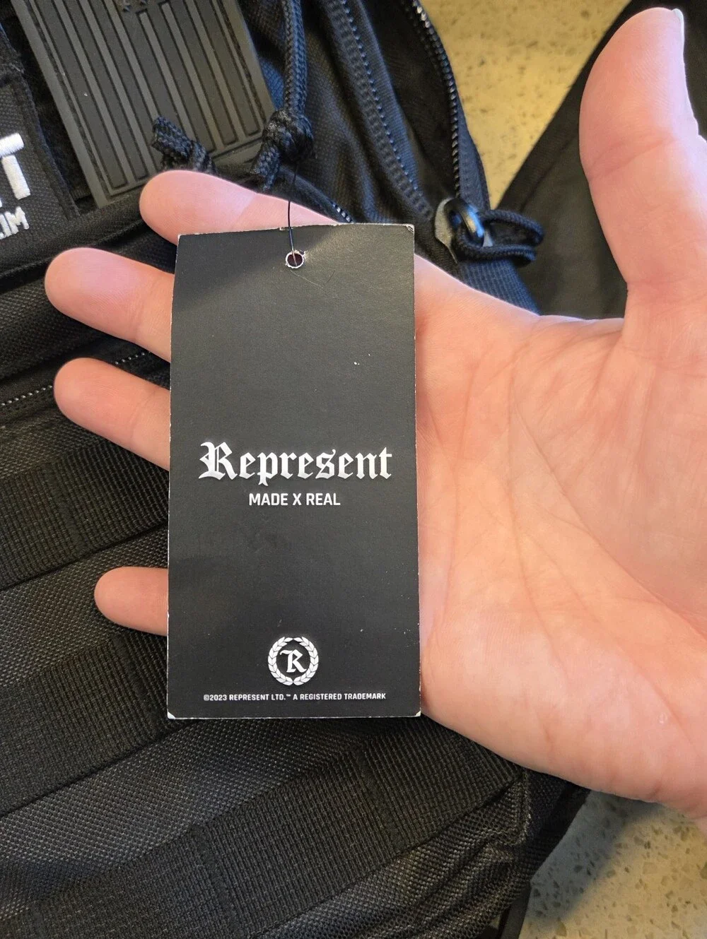 Represent Ltd REPHARD Tactical Sling Backpack MOLLE Black NWT Nate Diaz